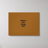 Maak je eigen Bruin Canvas Afdruk (Voorkant)
