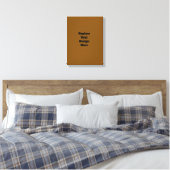 Maak je eigen Bruin Canvas Afdruk (Insitu (Slaapkamer))