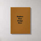 Maak je eigen Bruin Canvas Afdruk (Voorkant)