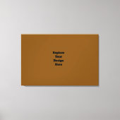 Maak Je Eigen Bruin Canvas Afdruk (Voorkant)