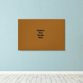 Maak Je Eigen Bruin Canvas Afdruk (Insitu (Houten vloer))