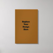 Maak Je Eigen Bruin Canvas Afdruk (Voorkant)