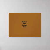 Maak Je Eigen Bruin Canvas Afdruk (Voorkant)