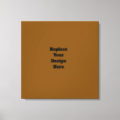 Maak Je Eigen Bruin Canvas Afdruk (Voorkant)