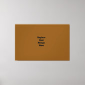 Maak Je Eigen Bruin Canvas Afdruk (Voorkant)
