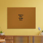 Maak Je Eigen Bruin Canvas Afdruk (Insitu (Woonkamer))