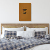 Maak Je Eigen Bruin Canvas Afdruk (Insitu (Slaapkamer))