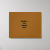 Maak Je Eigen Bruin Canvas Afdruk (Voorkant)