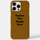 Maak Je Eigen Bruin Case-Mate iPhone Case (Achterkant)