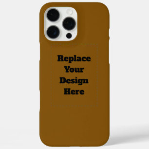 Maak Je Eigen Bruin iPhone 16 Pro Max Hoesje