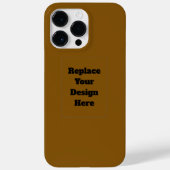 Maak Je Eigen Bruin Case-Mate iPhone Case (Achterkant)