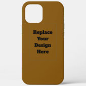 Maak je eigen Bruin Case-Mate iPhone Case (Achterkant)