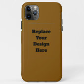Maak Je Eigen Bruin Case-Mate iPhone Case (Achterkant)