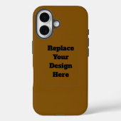 Maak Je Eigen Bruin Case-Mate iPhone Case (Achterkant)