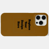 Maak Je Eigen Bruin Case-Mate iPhone Case (Achterkant (horizontaal))