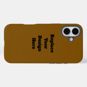 Maak Je Eigen Bruin Case-Mate iPhone Case (Achterkant (horizontaal))