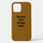 Maak Je Eigen Bruin Case-Mate iPhone Case (Achterkant)
