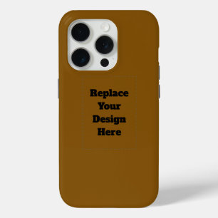 Maak Je Eigen Bruin iPhone 15 Pro Case