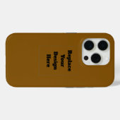Maak Je Eigen Bruin Case-Mate iPhone Case (Achterkant (horizontaal))