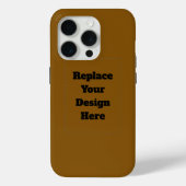 Maak Je Eigen Bruin Case-Mate iPhone Case (Achterkant)