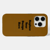 Maak Je Eigen Bruin Case-Mate iPhone Case (Achterkant (horizontaal))