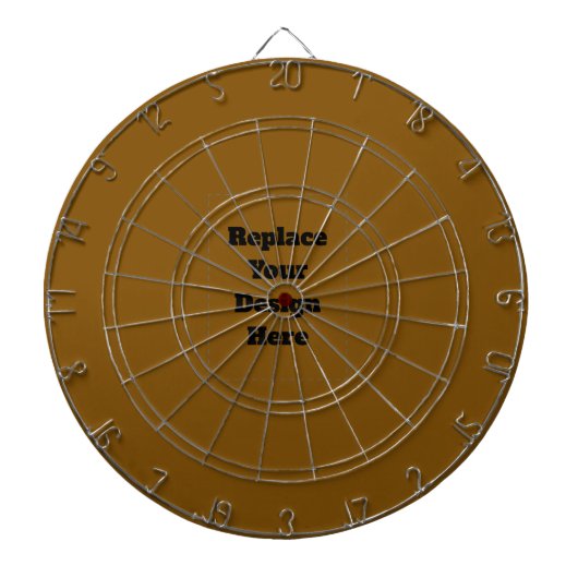 Maak Je Eigen Bruin Dartbord (Voorkant)