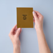 Maak Je Eigen Bruin Flyer (Hand)