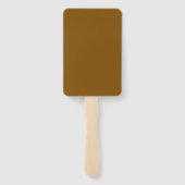 Maak Je Eigen Bruin Handwaaier (Achterkant)
