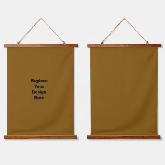 Maak Je Eigen Bruin Hangend Wandkleed (Dubbel)