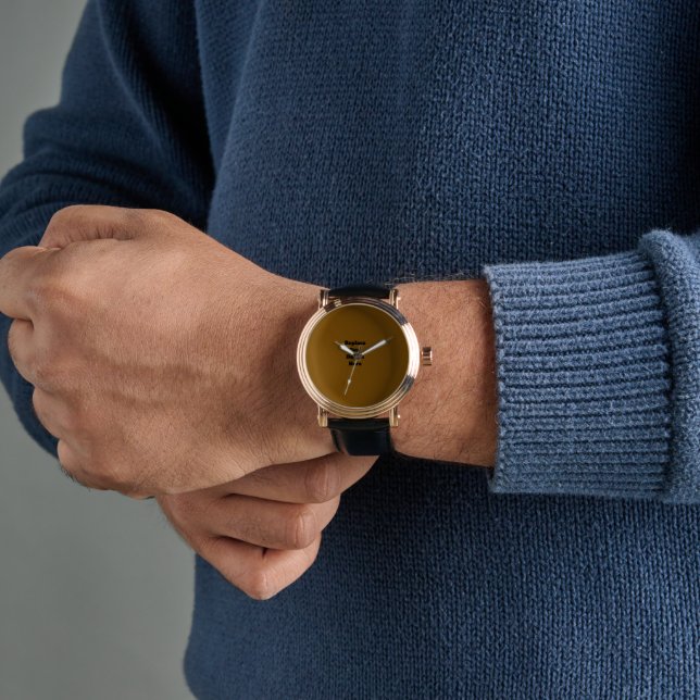 Maak Je Eigen Bruin Horloge (Pols)