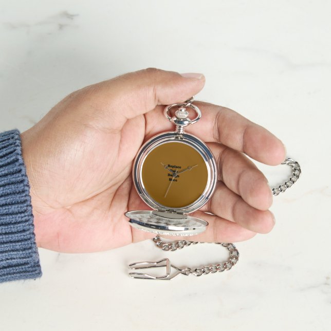 Maak Je Eigen Bruin Horloge (Hand)