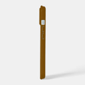 Maak Je Eigen Bruin iPhone 15 Case (Linkerkant)