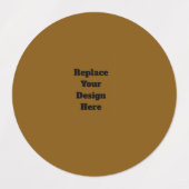 Maak je eigen Bruin Labels (Design 2)