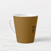 Maak Je Eigen Bruin Latte Mok (Linkerhoek)