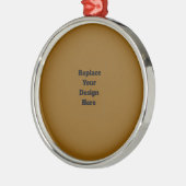 Maak Je Eigen Bruin Metalen Ornament (Links)
