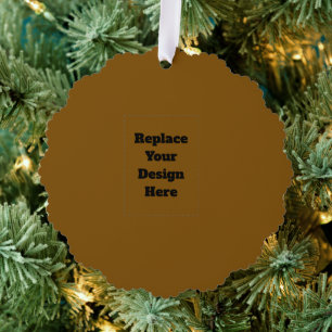 Maak Je Eigen Bruin Ornament Kaart