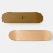 Maak Je Eigen Bruin Persoonlijk Skateboard (Horizontaal)
