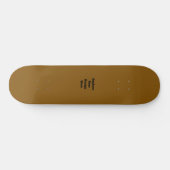 Maak Je Eigen Bruin Persoonlijk Skateboard (Horizontaal)