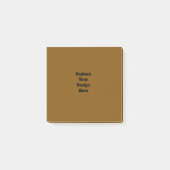 Maak Je Eigen Bruin Post-it® Notes (Voorkant)