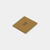 Maak Je Eigen Bruin Post-it® Notes (Schuin)