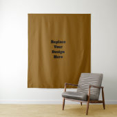 Maak Je Eigen Bruin Wandkleed (In situ)