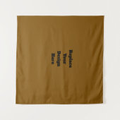 Maak Je Eigen Bruin Wandkleed (Voorkant (horizontaal))