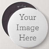 Kolossaal, 15,2 cm Ronde button (Voorkant /achterkant)