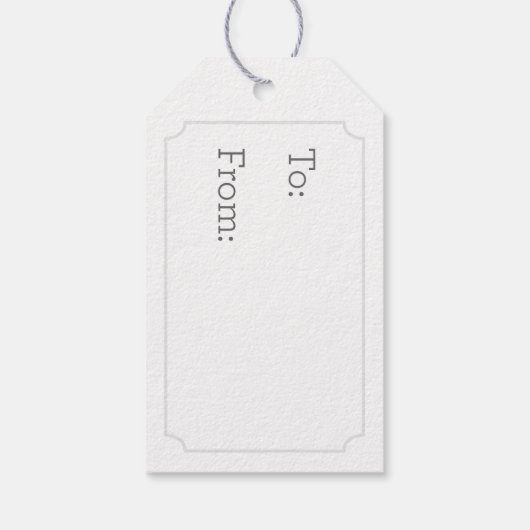 Gepersonaliseerde cadeaulabels (Achterkant)