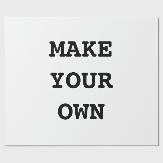 MAAK JE EIGEN CADEAUPAPIER (Vlak)