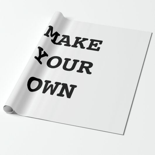 MAAK JE EIGEN CADEAUPAPIER (Uitgerold)