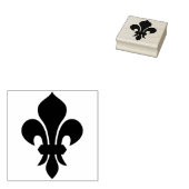 Maak Je Eigen Calla Fleur De Lis Rubberstempel (Gestempeld)