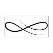 Maak Je Eigen Calligrafie Lussen Ornament Rubberstempel (Afrduk)