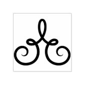 Maak Je Eigen Calligraphy Driehoekige Sierhangers Rubberstempel (Afrduk)