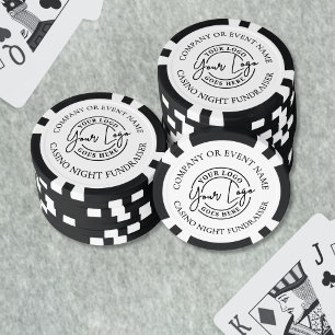 Maak Je Eigen Casino Nacht Logo Poker Chips